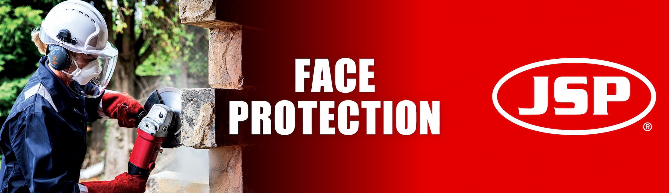 JSP Face Protection Web Banner